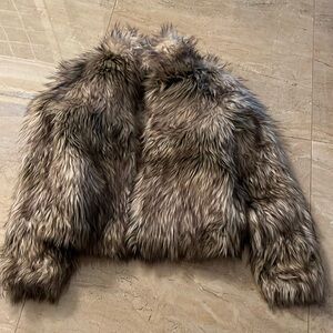 Faux fur jacket from fashion nova